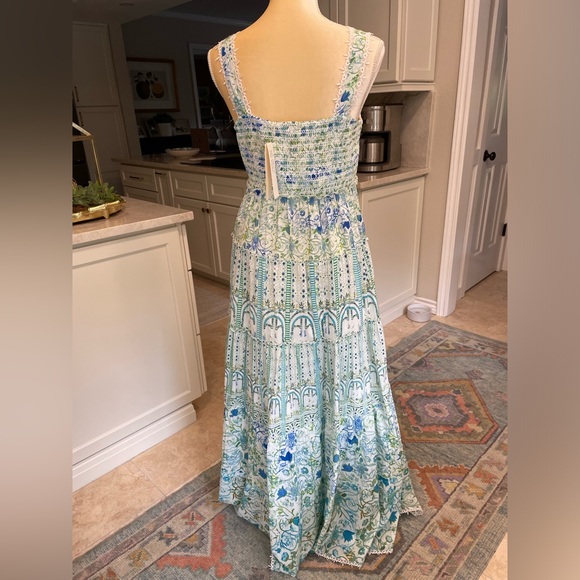 Rococo Sand Elan Maxi Dress with Lace Trim - Picture 3 of 10